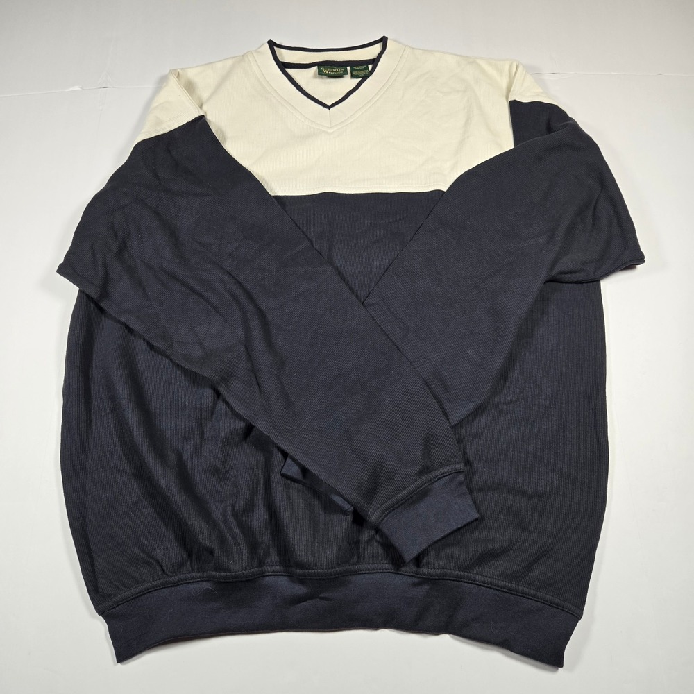 Men's Vintage Scandia Woods Long Sleeve Sweater in XL